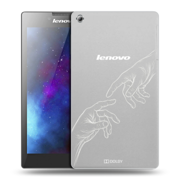 Силиконовый чехол на планшета Lenovo Tab 3 8 с принтом Сотворение мира