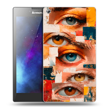 Силиконовый чехол на Lenovo Tab 3 8 с принтом Модный принт Силиконовый чехол на Lenovo Tab 3 8 с принтом Модный принт