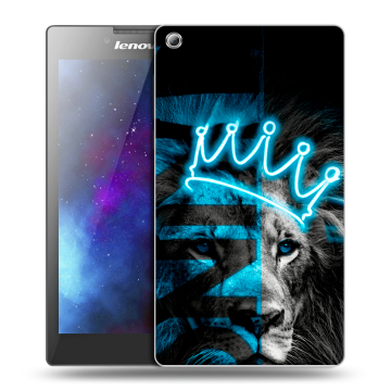 Силиконовый чехол на Lenovo Tab 3 8 с принтом Король лев
