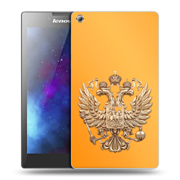 Силиконовый чехол на Lenovo Tab 3 8 с принтом Герб Флаг России