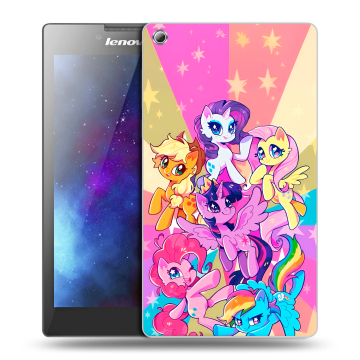 Силиконовый чехол на Lenovo Tab 3 8 с принтом My little pony Дружба чудо