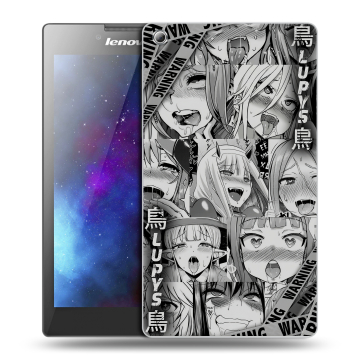 Силиконовый чехол на Lenovo Tab 3 8 с принтом Ahegao Ахегао Аниме
