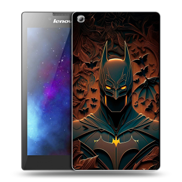 Силиконовый чехол на Lenovo Tab 3 8 с принтом Batman Бэтмен