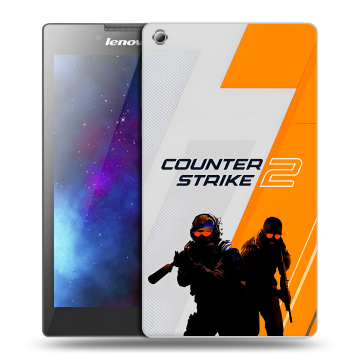 Силиконовый чехол на Lenovo Tab 3 8 с принтом Counter Strike