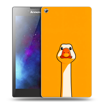 Силиконовый чехол на Lenovo Tab 3 8 с принтом Смешная утка