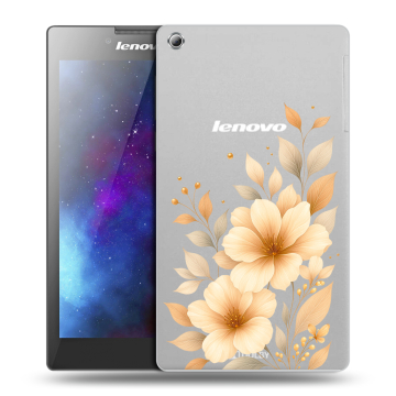 Силиконовый чехол на Lenovo Tab 3 8 с принтом для девушки