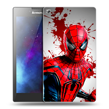 Силиконовый чехол на Lenovo Tab 3 8 с принтом Spiderman Человек паук
