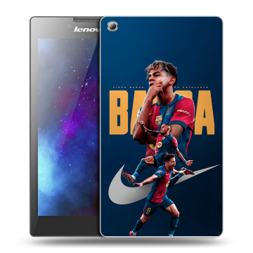 Силиконовый чехол на Lenovo Tab 3 8 с принтом Барселона Barca Yamal Силиконовый чехол на Lenovo Tab 3 8 с принтом Барселона Barca Yamal