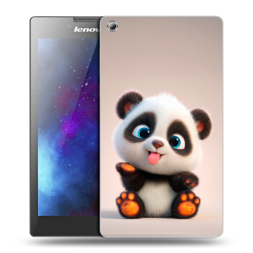 Силиконовый чехол на Lenovo Tab 3 8 с принтом милая панда