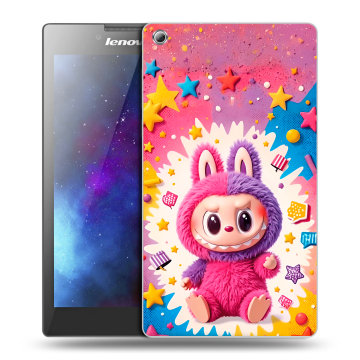 Силиконовый чехол на Lenovo Tab 3 8 с принтом Labubu Лабубу Силиконовый чехол на Lenovo Tab 3 8 с принтом Labubu Лабубу