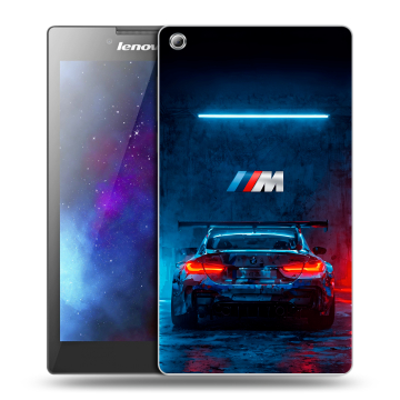 Силиконовый чехол на Lenovo Tab 3 8 с принтом BMW БМВ Силиконовый чехол на Lenovo Tab 3 8 с принтом BMW БМВ
