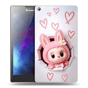 Силиконовый чехол на Lenovo Tab 3 8 с принтом Labubu Лабубу Силиконовый чехол на Lenovo Tab 3 8 с принтом Labubu Лабубу