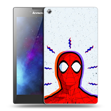 Силиконовый чехол на Lenovo Tab 3 8 с принтом Spiderman Человек паук