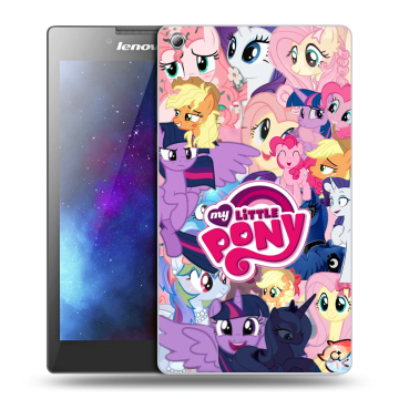 Силиконовый чехол на Lenovo Tab 3 8 с принтом My little pony Дружба чудо