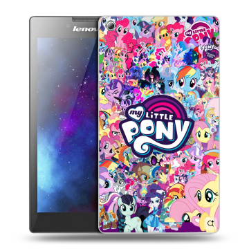 Силиконовый чехол на Lenovo Tab 3 8 с принтом My little pony Дружба чудо Силиконовый чехол на Lenovo Tab 3 8 с принтом My little pony Дружба чудо