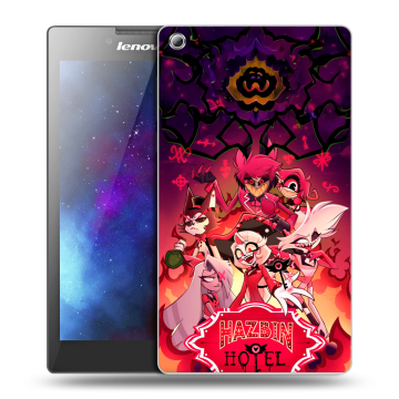Силиконовый чехол на Lenovo Tab 3 8 с принтом Hazbin Hotel Отель Хазбин Силиконовый чехол на Lenovo Tab 3 8 с принтом Hazbin Hotel Отель Хазбин