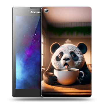 Силиконовый чехол на Lenovo Tab 3 8 с принтом смешная панда
