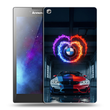 Силиконовый чехол на Lenovo Tab 3 8 с принтом BMW БМВ