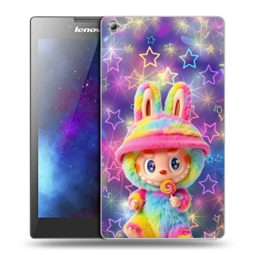 Силиконовый чехол на Lenovo Tab 3 8 с принтом Labubu Лабубу