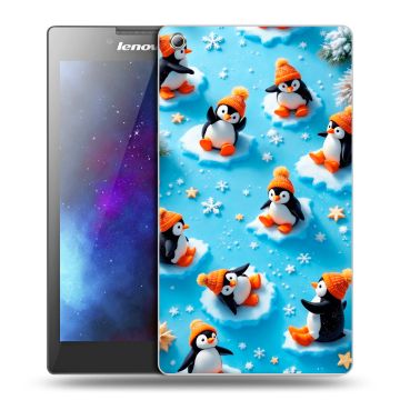 Силиконовый чехол на Lenovo Tab 3 8 с принтом Новый год Силиконовый чехол на Lenovo Tab 3 8 с принтом Новый год