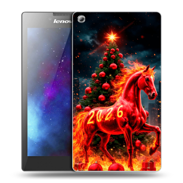 Силиконовый чехол на Lenovo Tab 3 8 с принтом Новый год Силиконовый чехол на Lenovo Tab 3 8 с принтом Новый год