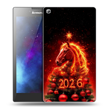 Силиконовый чехол на Lenovo Tab 3 8 с принтом Новый год Силиконовый чехол на Lenovo Tab 3 8 с принтом Новый год