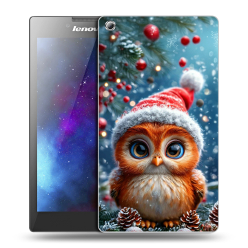 Силиконовый чехол на Lenovo Tab 3 8 с принтом Новый год