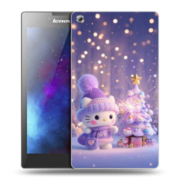Силиконовый чехол на Lenovo Tab 3 8 с принтом Новый год