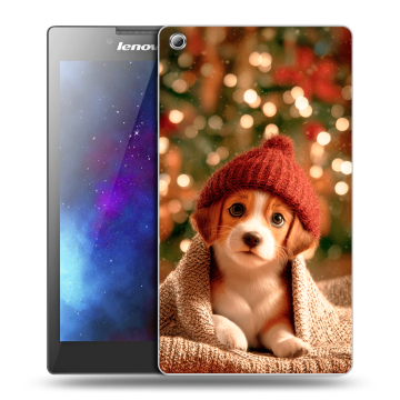 Силиконовый чехол на Lenovo Tab 3 8 с принтом Новый год