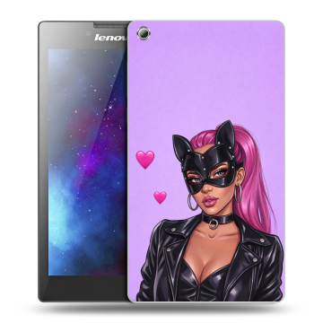 Силиконовый чехол на Lenovo Tab 3 8 с принтом женский Силиконовый чехол на Lenovo Tab 3 8 с принтом женский