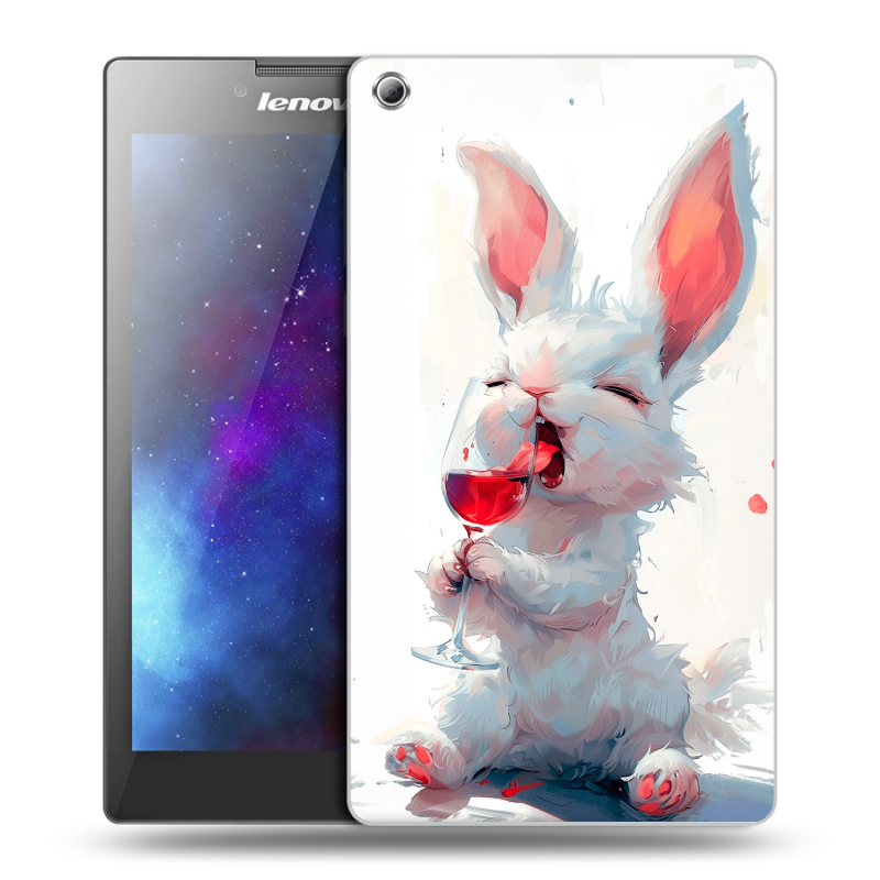 Силиконовый чехол на Lenovo Tab 3 8 с принтом кролик зайчик Силиконовый чехол на Lenovo Tab 3 8 с принтом кролик зайчик