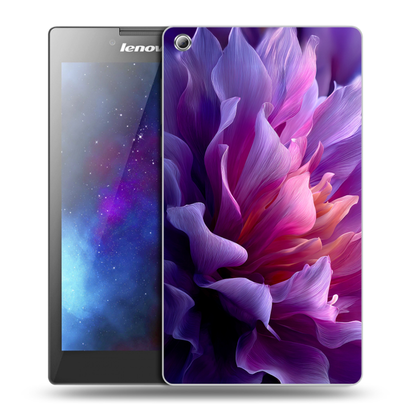 Силиконовый чехол на Lenovo Tab 3 8 с принтом женский цветы Силиконовый чехол на Lenovo Tab 3 8 с принтом женский цветы