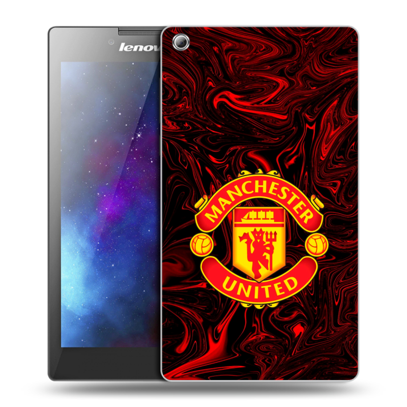 Силиконовый чехол на Lenovo Tab 3 8 с принтом Manchester United Силиконовый чехол на Lenovo Tab 3 8 с принтом Manchester United