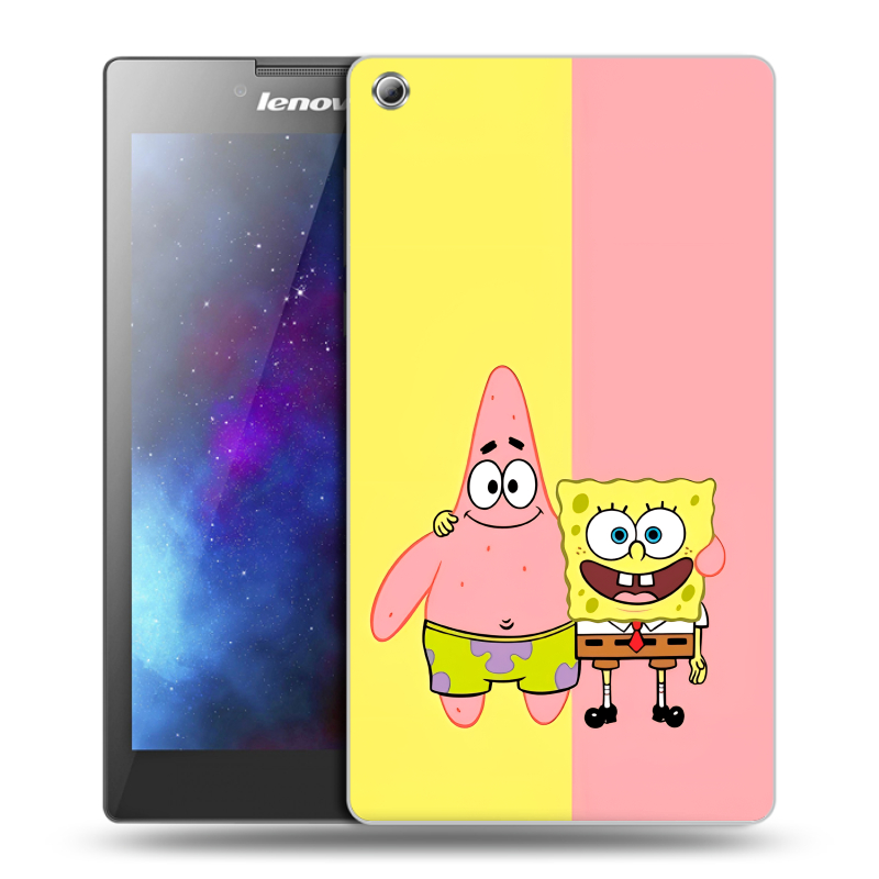 Силиконовый чехол на Lenovo Tab 3 8 с принтом Спанч боб Спанчбоб Силиконовый чехол на Lenovo Tab 3 8 с принтом Спанч боб Спанчбоб