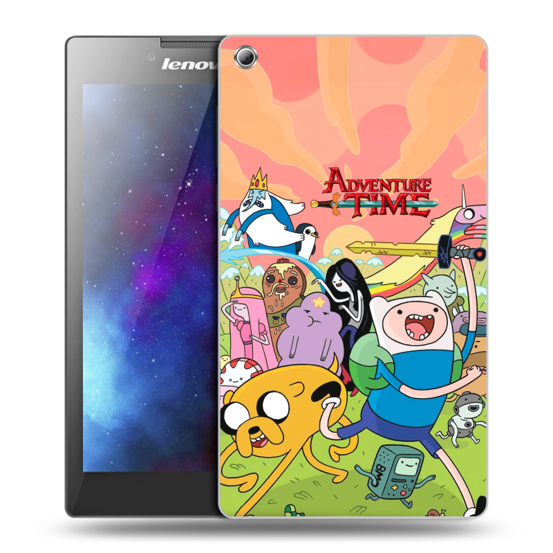 Силиконовый чехол на Lenovo Tab 3 8 с принтом Adventure time Время приключений Силиконовый чехол на Lenovo Tab 3 8 с принтом Adventure time Время приключений