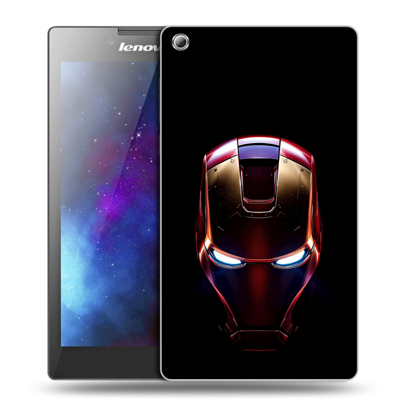 Силиконовый чехол на Lenovo Tab 3 8 с принтом IronMan Железный человек Силиконовый чехол на Lenovo Tab 3 8 с принтом IronMan Железный человек