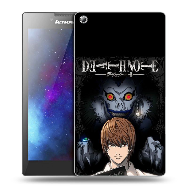 Силиконовый чехол на Lenovo Tab 3 8 с принтом Death note Тетрадь смерти Силиконовый чехол на Lenovo Tab 3 8 с принтом Death note Тетрадь смерти