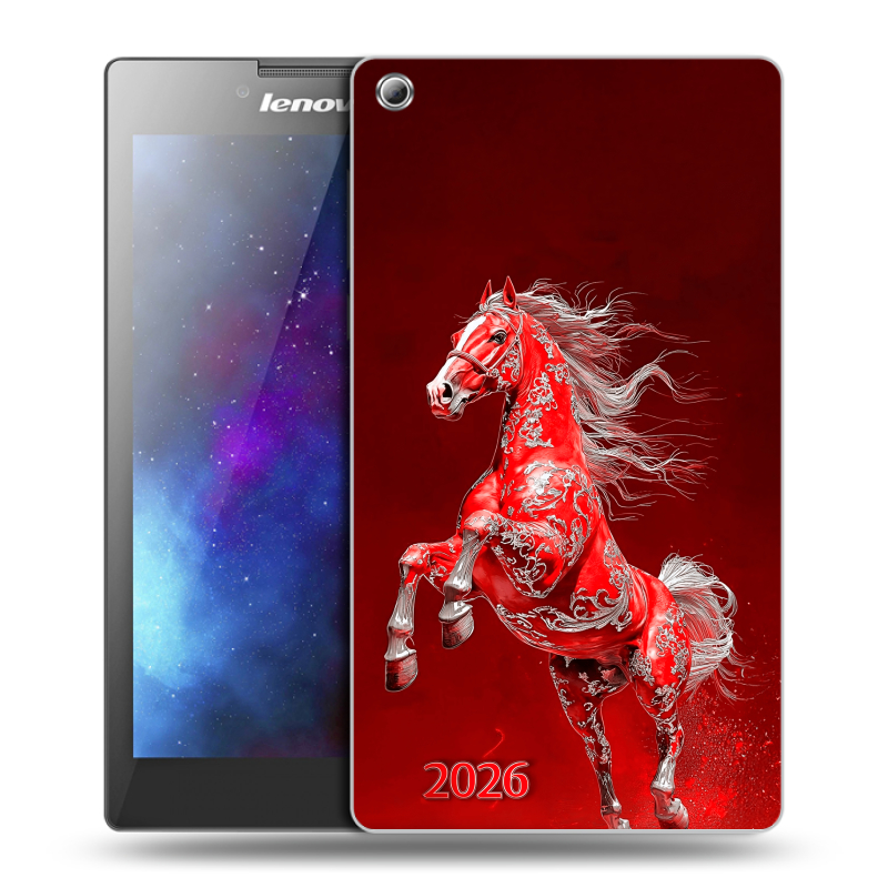 Силиконовый чехол на Lenovo Tab 3 8 с принтом Новый год Силиконовый чехол на Lenovo Tab 3 8 с принтом Новый год