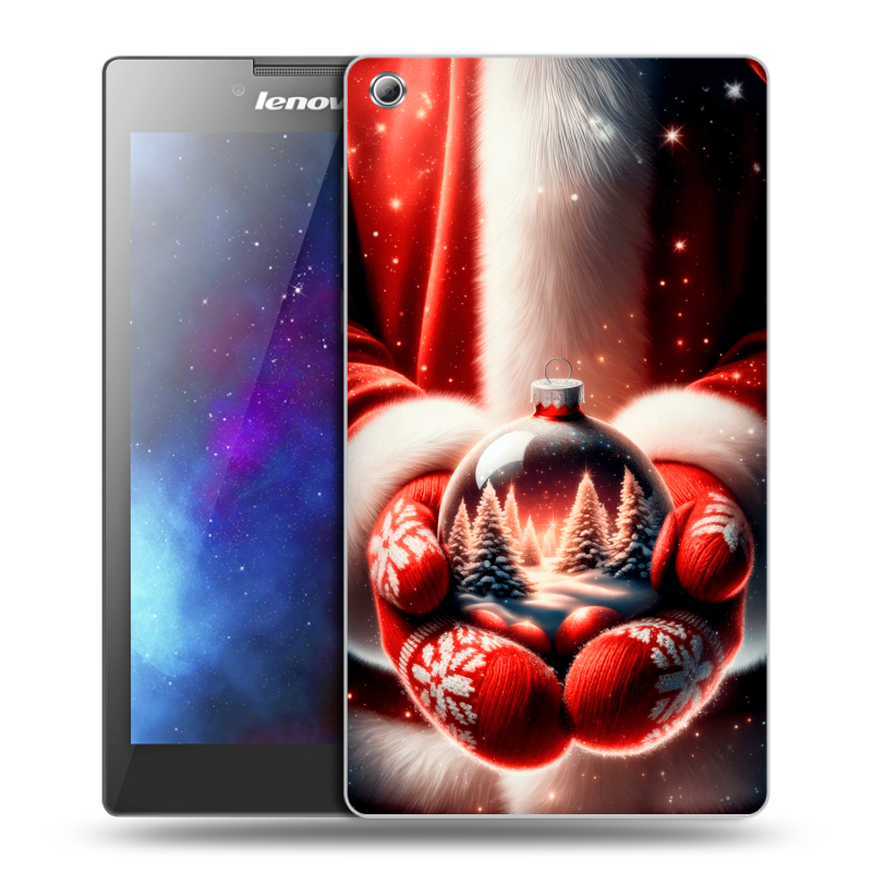 Силиконовый чехол на Lenovo Tab 3 8 с принтом Новый год Силиконовый чехол на Lenovo Tab 3 8 с принтом Новый год