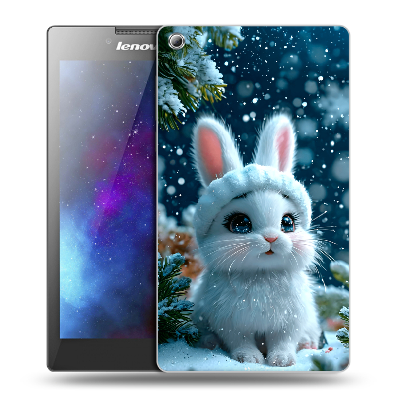 Силиконовый чехол на Lenovo Tab 3 8 с принтом Новый год Силиконовый чехол на Lenovo Tab 3 8 с принтом Новый год