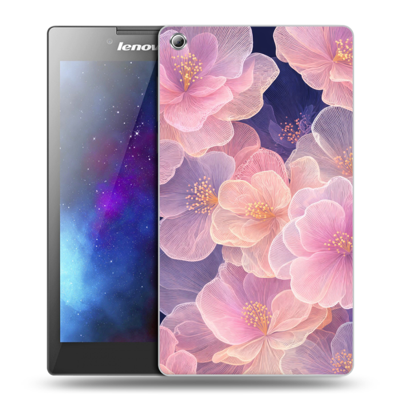 Силиконовый чехол на Lenovo Tab 3 8 с принтом женский Силиконовый чехол на Lenovo Tab 3 8 с принтом женский