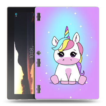 Силиконовый чехол на планшета Lenovo Tab 3 10 с принтом Единорог Силиконовый чехол на планшета Lenovo Tab 3 10 с принтом Единорог