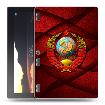 Силиконовый чехол на планшета Lenovo Tab 3 10 с принтом Герб СССР Силиконовый чехол на планшета Lenovo Tab 3 10 с принтом Герб СССР