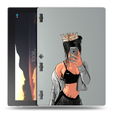 Силиконовый чехол на планшета Lenovo Tab 3 10 с принтом Женские принты Силиконовый чехол на планшета Lenovo Tab 3 10 с принтом Женские принты