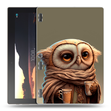 Силиконовый чехол на планшета Lenovo Tab 3 10 с принтом Сова Силиконовый чехол на планшета Lenovo Tab 3 10 с принтом Сова