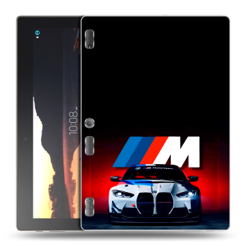 Силиконовый чехол на Lenovo Tab 3 10 с принтом БМВ BMW