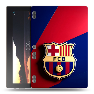 Силиконовый чехол на Lenovo Tab 3 10 с принтом Барселона Barcelona Силиконовый чехол на Lenovo Tab 3 10 с принтом Барселона Barcelona