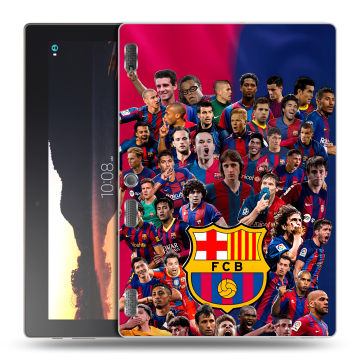 Силиконовый чехол на Lenovo Tab 3 10 с принтом Барселона Barcelona