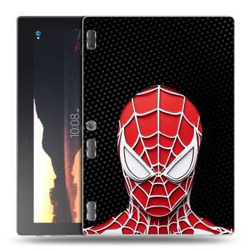 Силиконовый чехол на Lenovo Tab 3 10 с принтом человек паук spiderman Силиконовый чехол на Lenovo Tab 3 10 с принтом человек паук spiderman