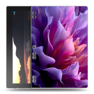 Силиконовый чехол на Lenovo Tab 3 10 с принтом женский цветы